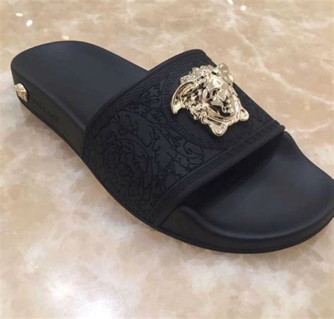 versace designer flip flops|versace slides cheap.